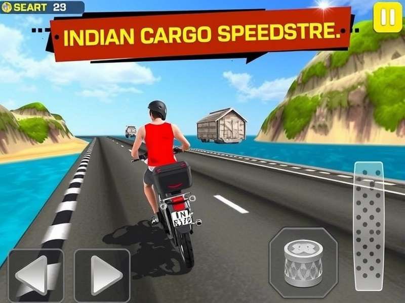 Indian Cargo Speedster Game Screenshot